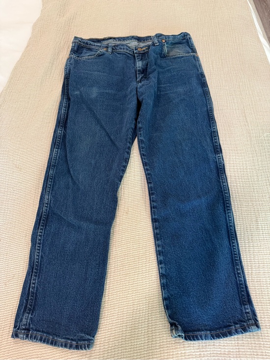 Wrangler Other - Wrangler Men's Straight Jeans in Dark Blue Denim